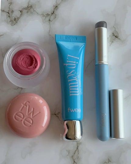 リップアンドチーク ブラーリープリンポット/fwee/口紅を使ったクチコミ(4枚目)