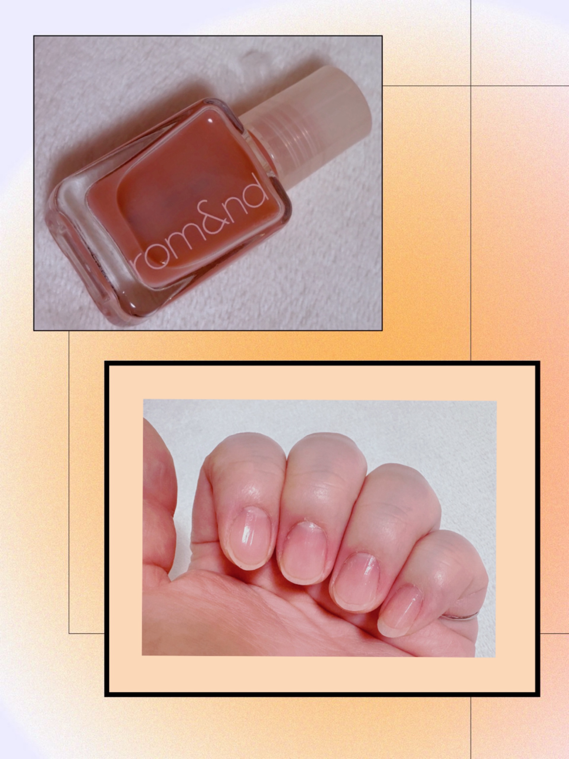 ムードペブル ネイル ハードナー 04 Berry barrier/rom&nd/マニキュアを使ったクチコミ（1枚目）