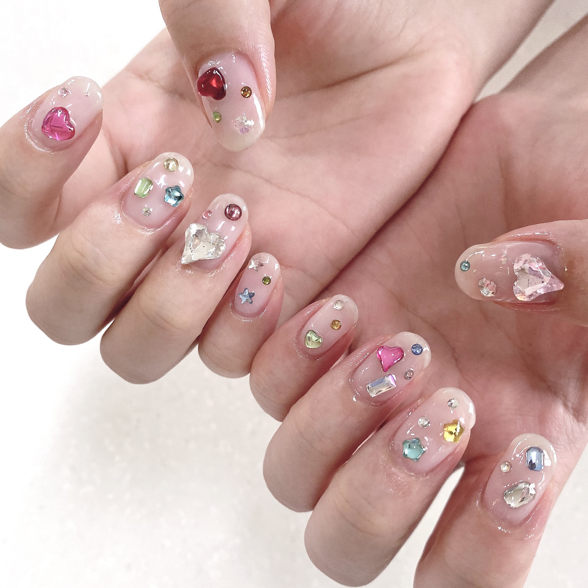 ジェルネイル（ライト対応）/セリア/ジェルネイルを使ったクチコミ（1枚目）