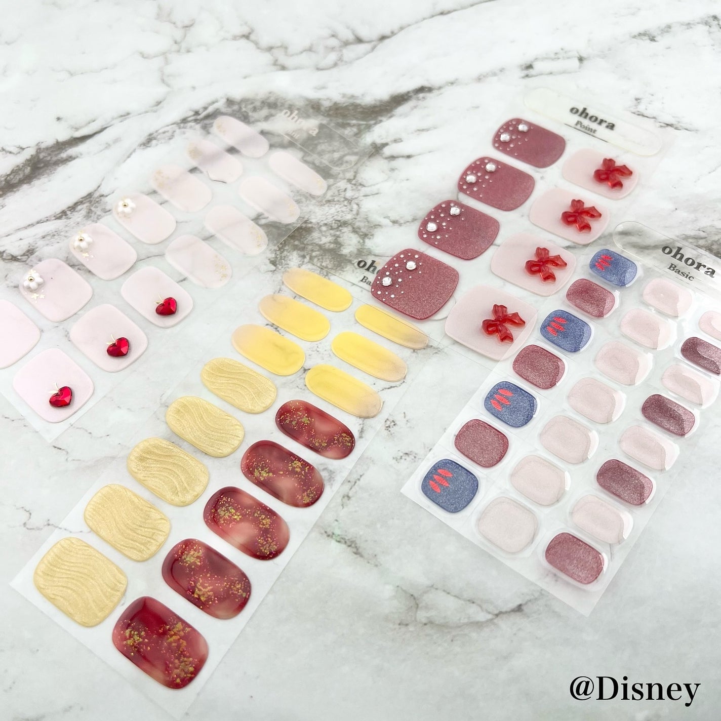 ハンド&ペディキュアセット Disney collection/ohora/ネイルシールを使ったクチコミ(2枚目)
