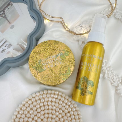 スチームクリーム ミモザ&オリーブ/STEAMCREAM/ボディクリームを使ったクチコミ(7枚目)