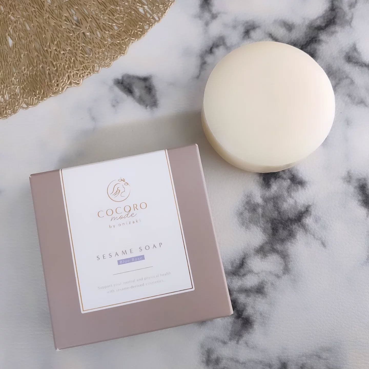 SESAME SOAP-Blue Rose-/COCOROmode by onizaki/洗顔石鹸を使ったクチコミ（2枚目）