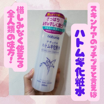 ハトムギ化粧水(ナチュリエ スキンコンディショナー R )/ナチュリエ/化粧水を使ったクチコミ(1枚目)