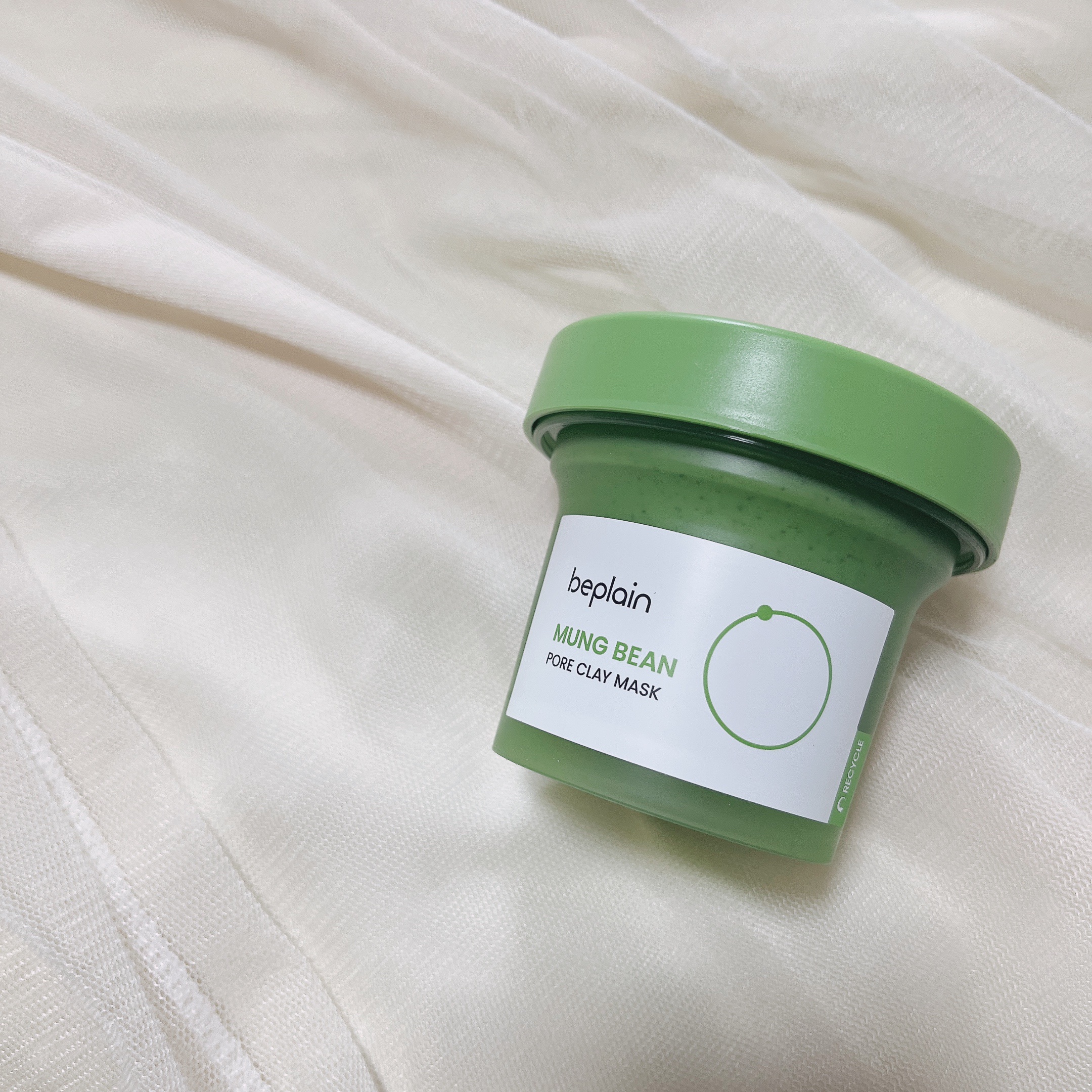 緑豆毛穴クレイパック/beplain/洗い流すパック・マスクを使ったクチコミ（2枚目）