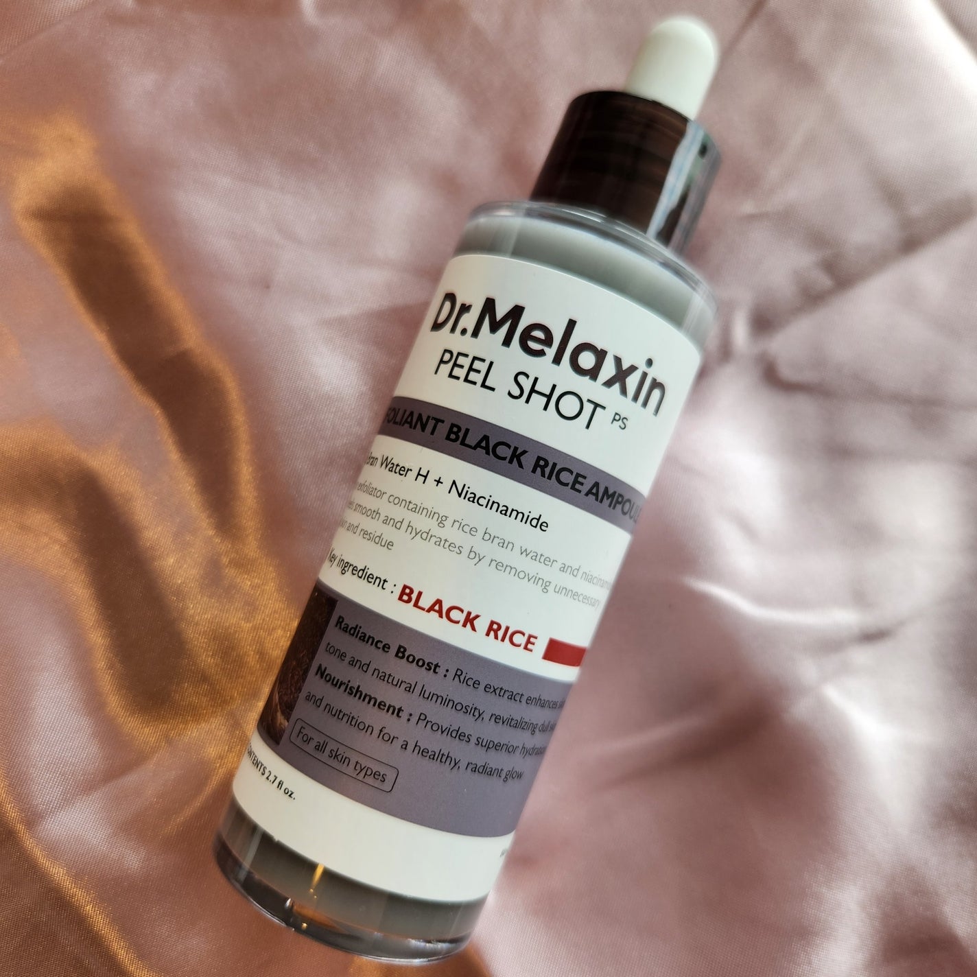 黒米ピールショットゴマージュアンプル/Dr.Melaxin/美容液を使ったクチコミ(1枚目)