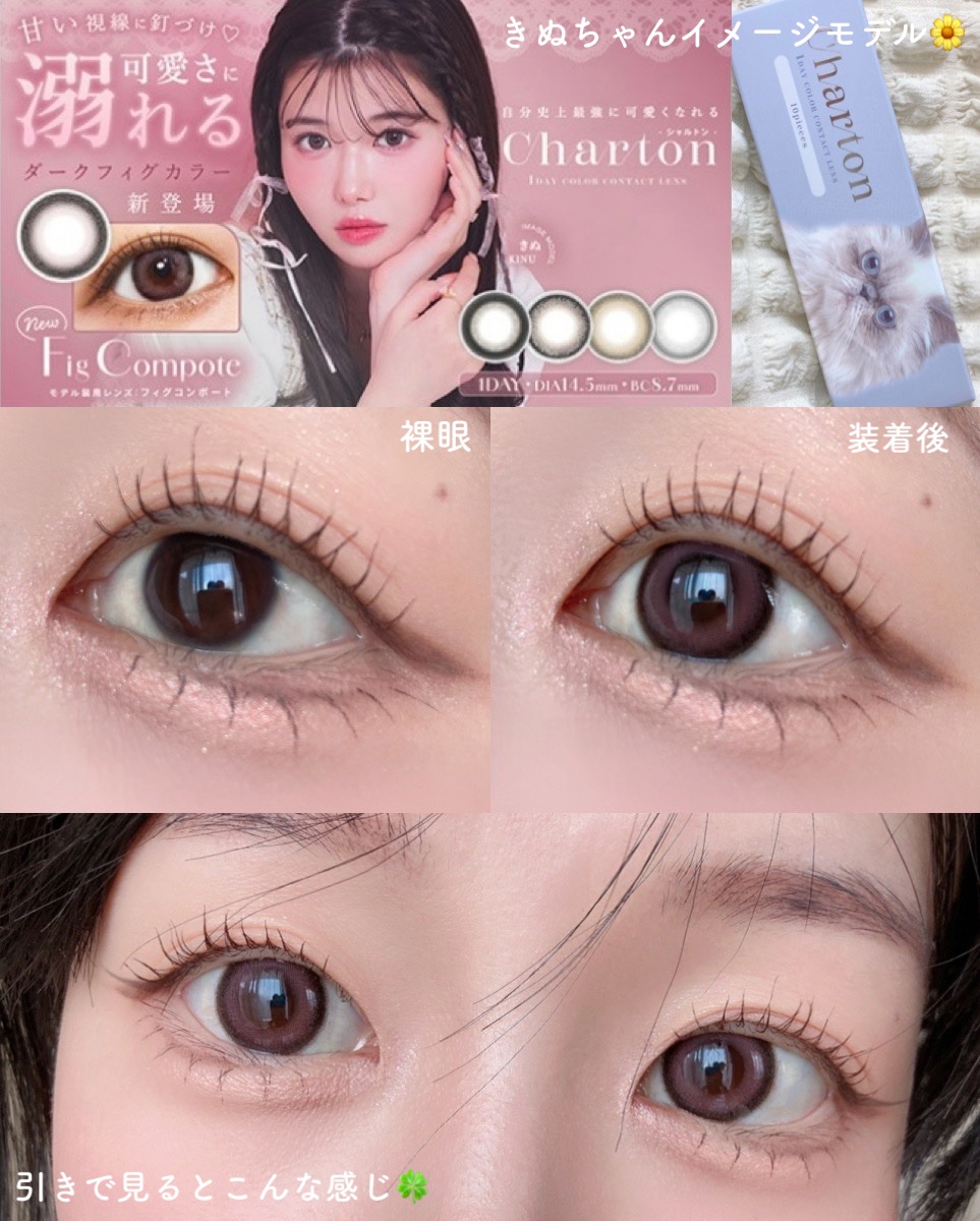 Charton 1day/Charton/ワンデー（１DAY）カラコンを使ったクチコミ（2枚目）