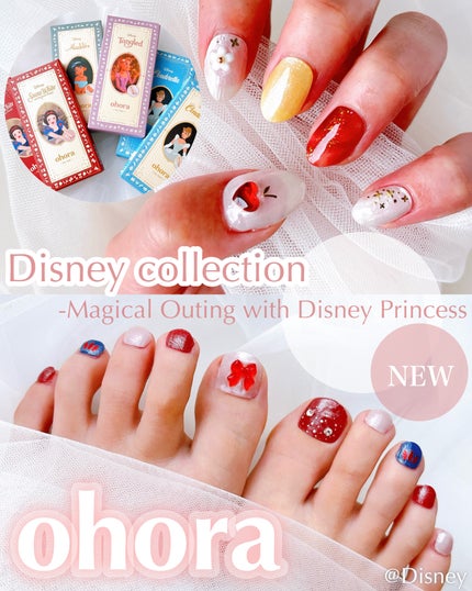 ハンド&ペディキュアセット Disney collection/ohora/ネイルシールを使ったクチコミ(1枚目)
