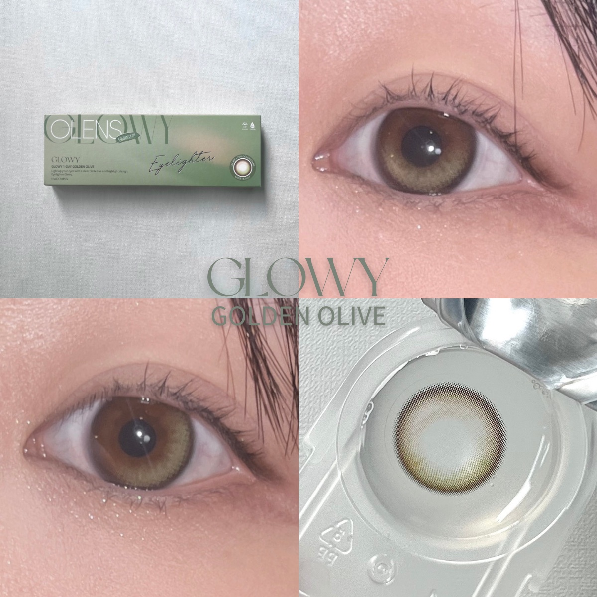 Glowy 1day/OLENS/ワンデー（１DAY）カラコンを使ったクチコミ（3枚目）