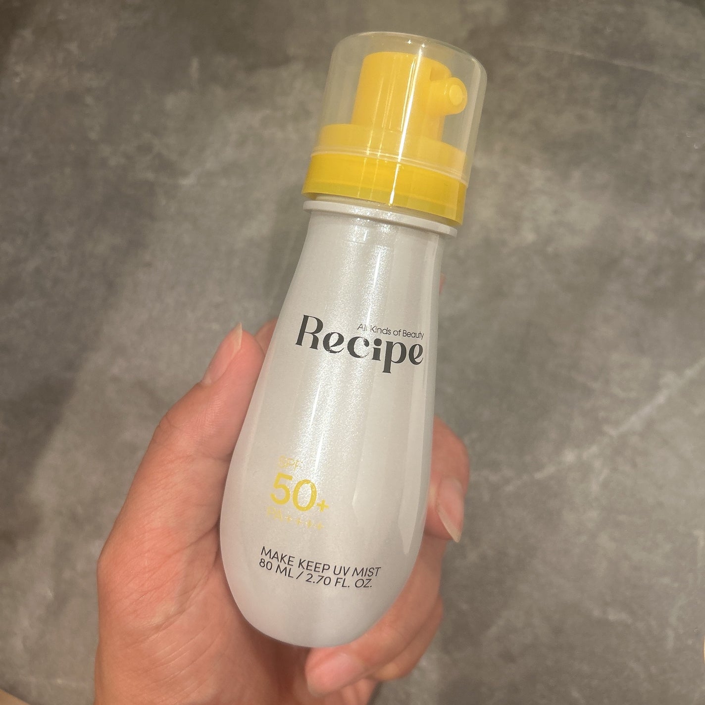 メイクキープUVミスト/Recipe/日焼け止めミスト・スプレーを使ったクチコミ(1枚目)