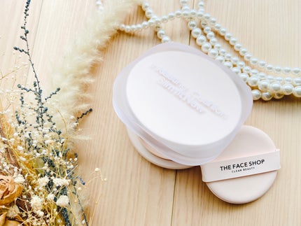 インクラスティングクッションファンデーション/THE FACE SHOP/クッションファンデーションを使ったクチコミ(2枚目)