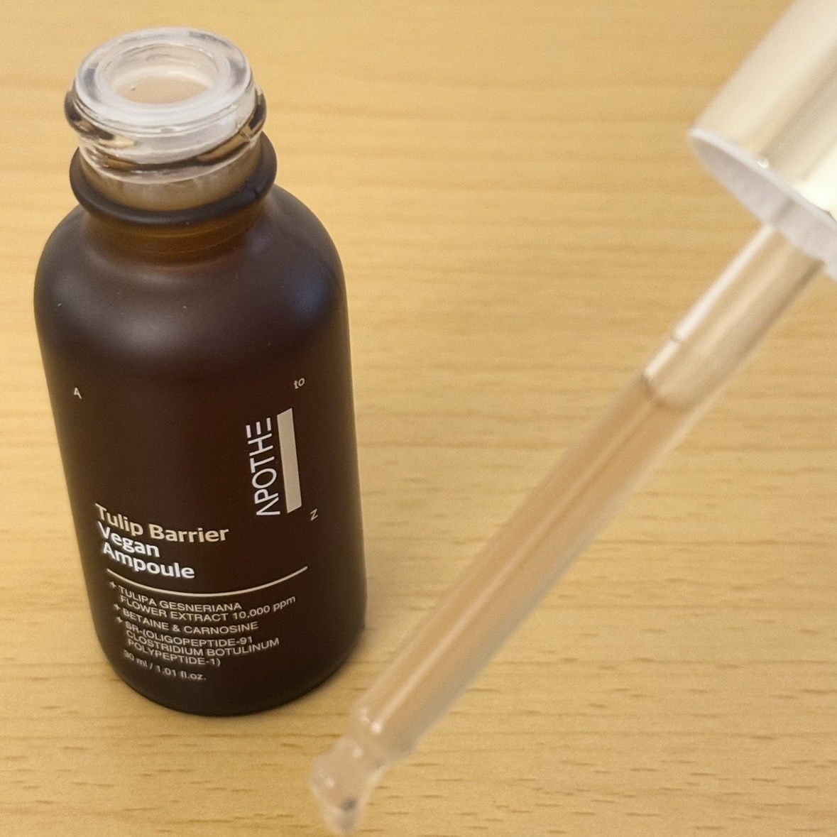 チューリップバリアビーガンアンプル /APOTHE/美容液を使ったクチコミ（2枚目）