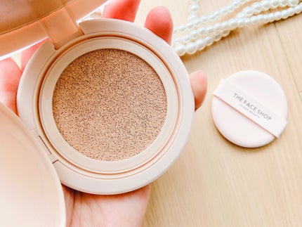 インクラスティングクッションファンデーション/THE FACE SHOP/クッションファンデーションを使ったクチコミ(4枚目)