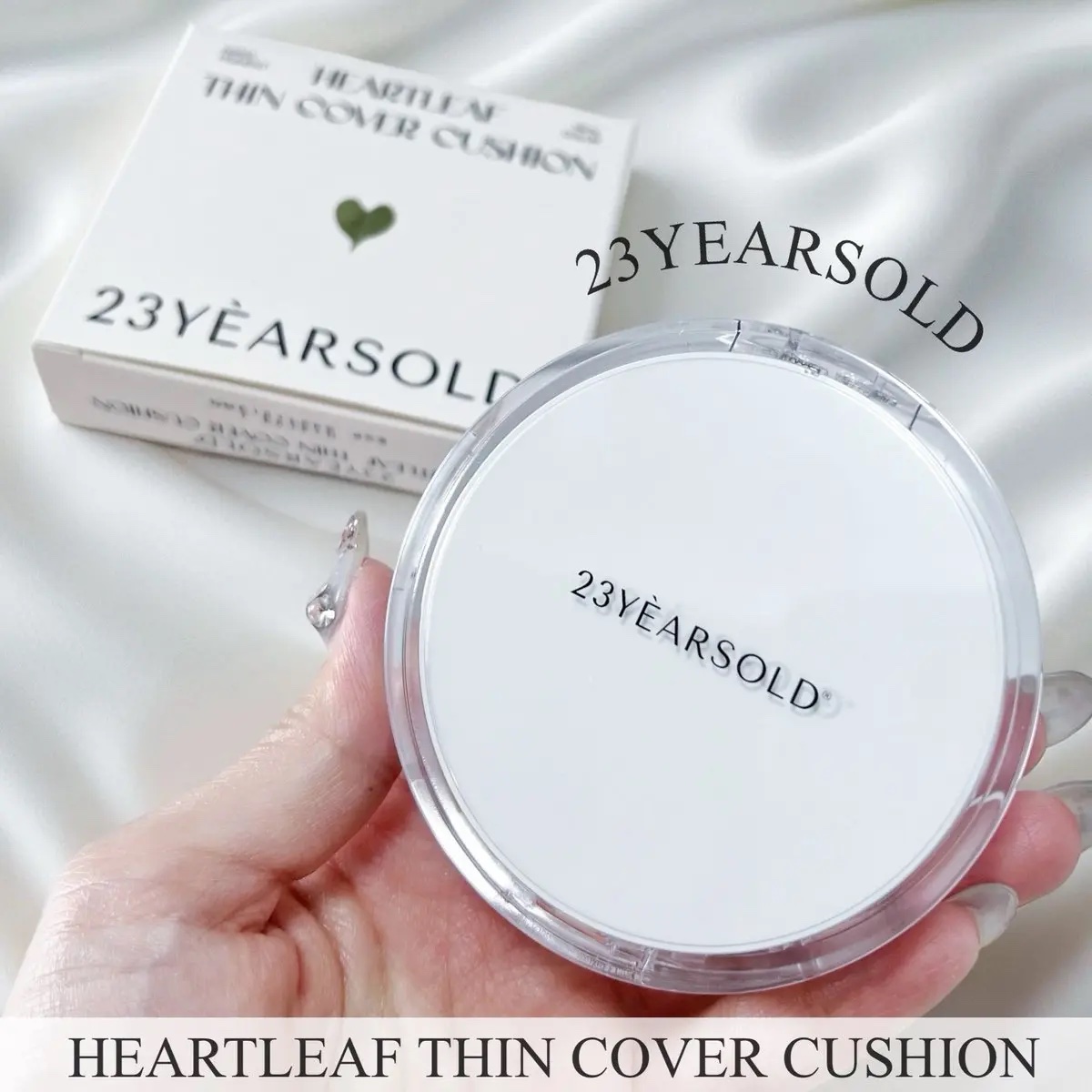 ハートリーフシーンカバークッション/23years old/クッションファンデーションを使ったクチコミ（1枚目）