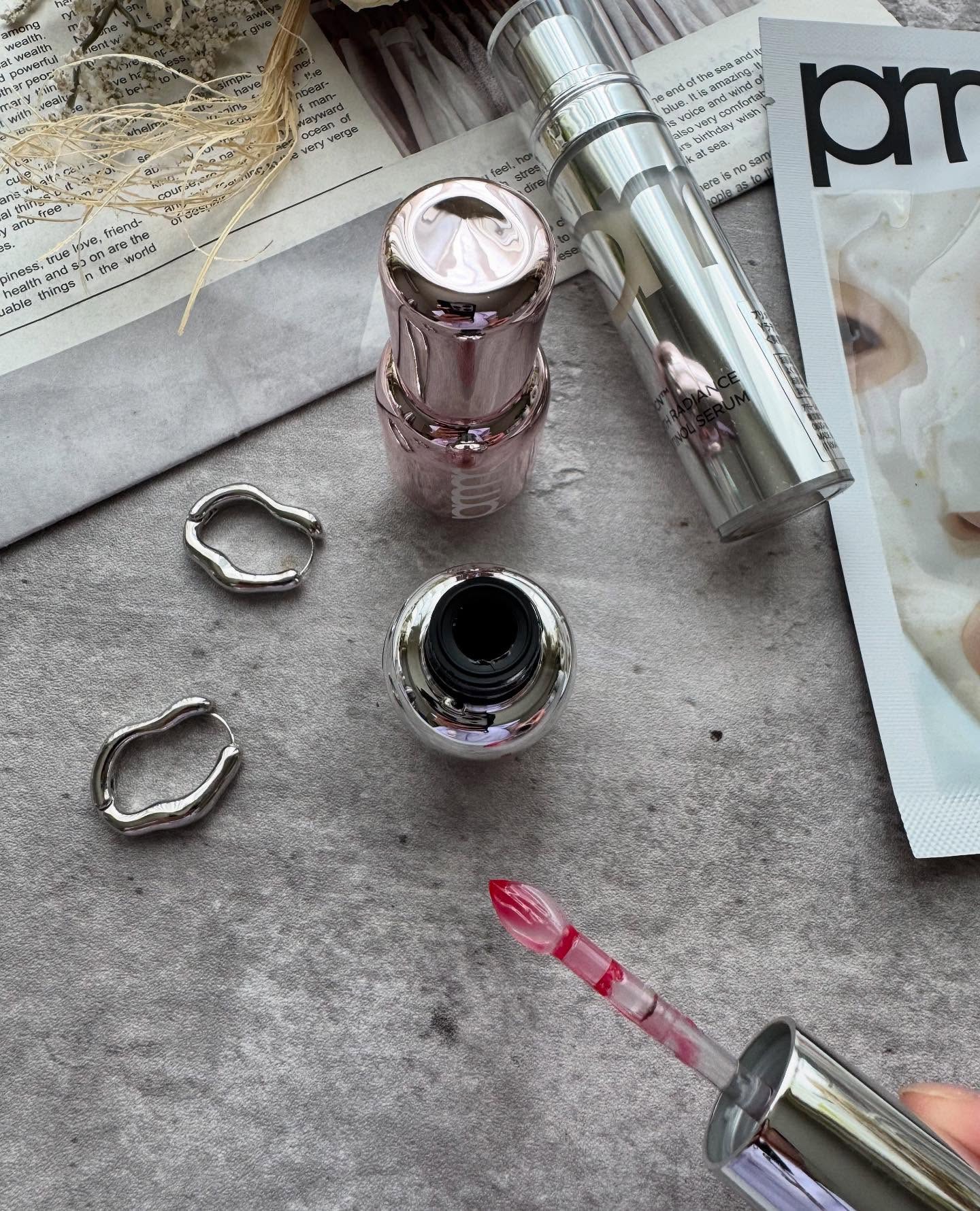 レチノール ボリューム リップセラム/primera/リップグロスを使ったクチコミ（2枚目）