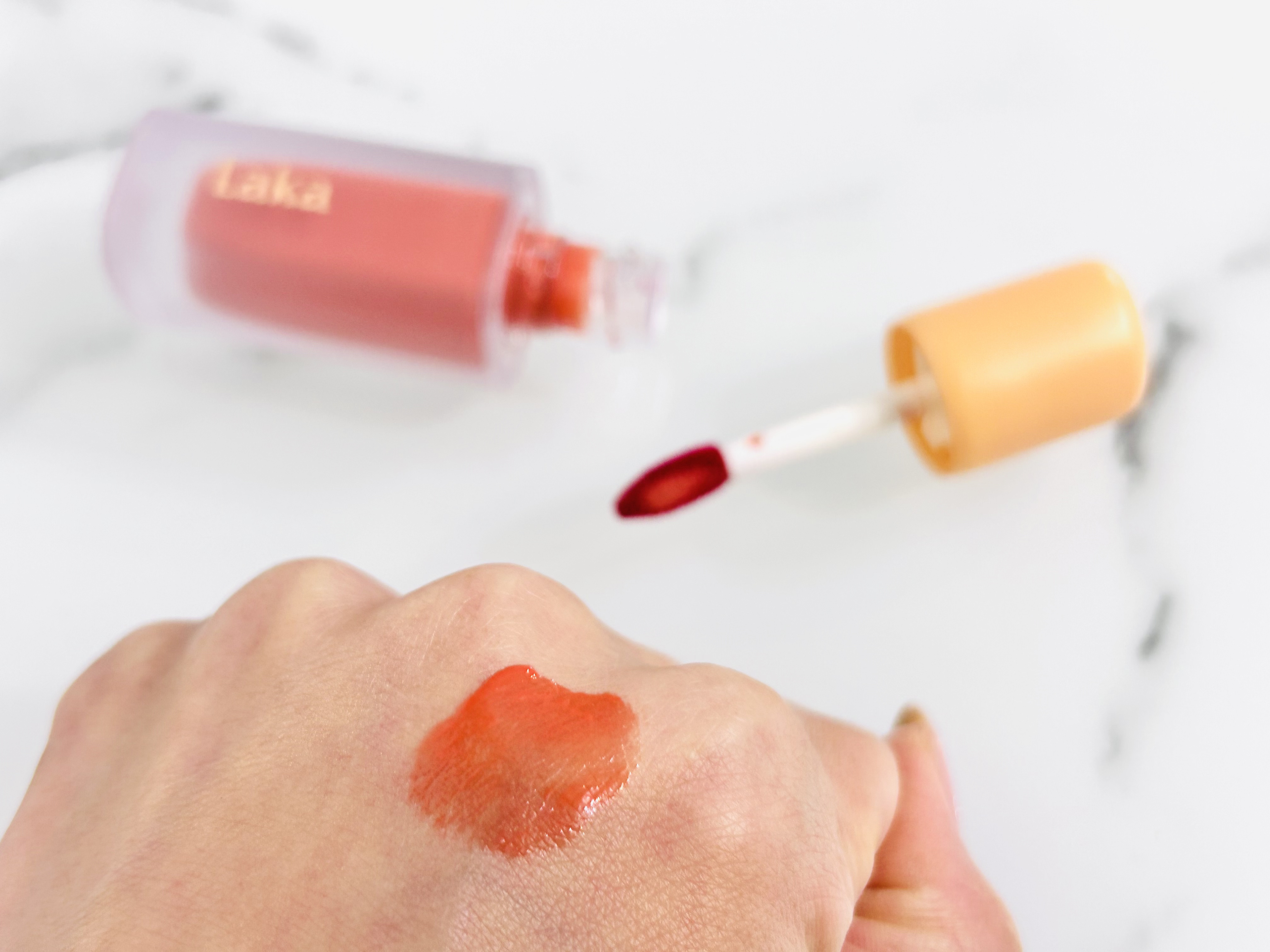 フルーティーグラムティント/Laka/リップティントを使ったクチコミ（3枚目）