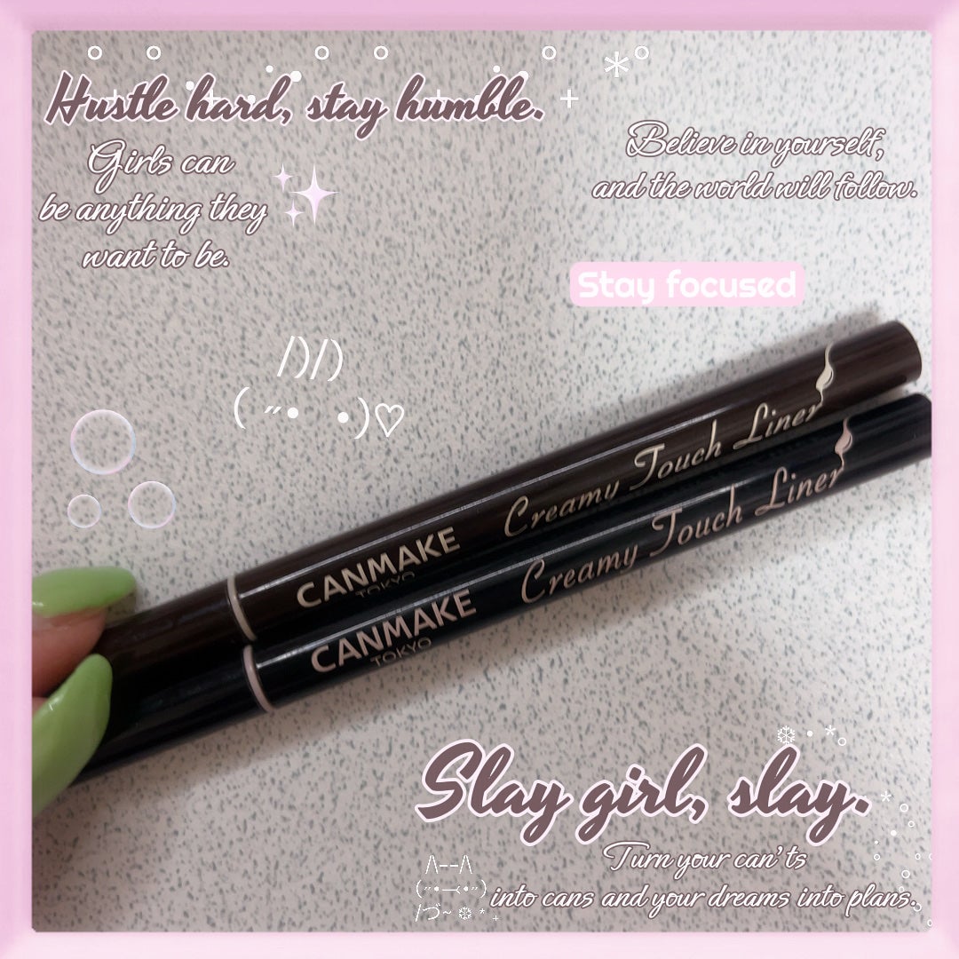 クリーミータッチライナー/キャンメイク/ジェルアイライナーを使ったクチコミ(1枚目)