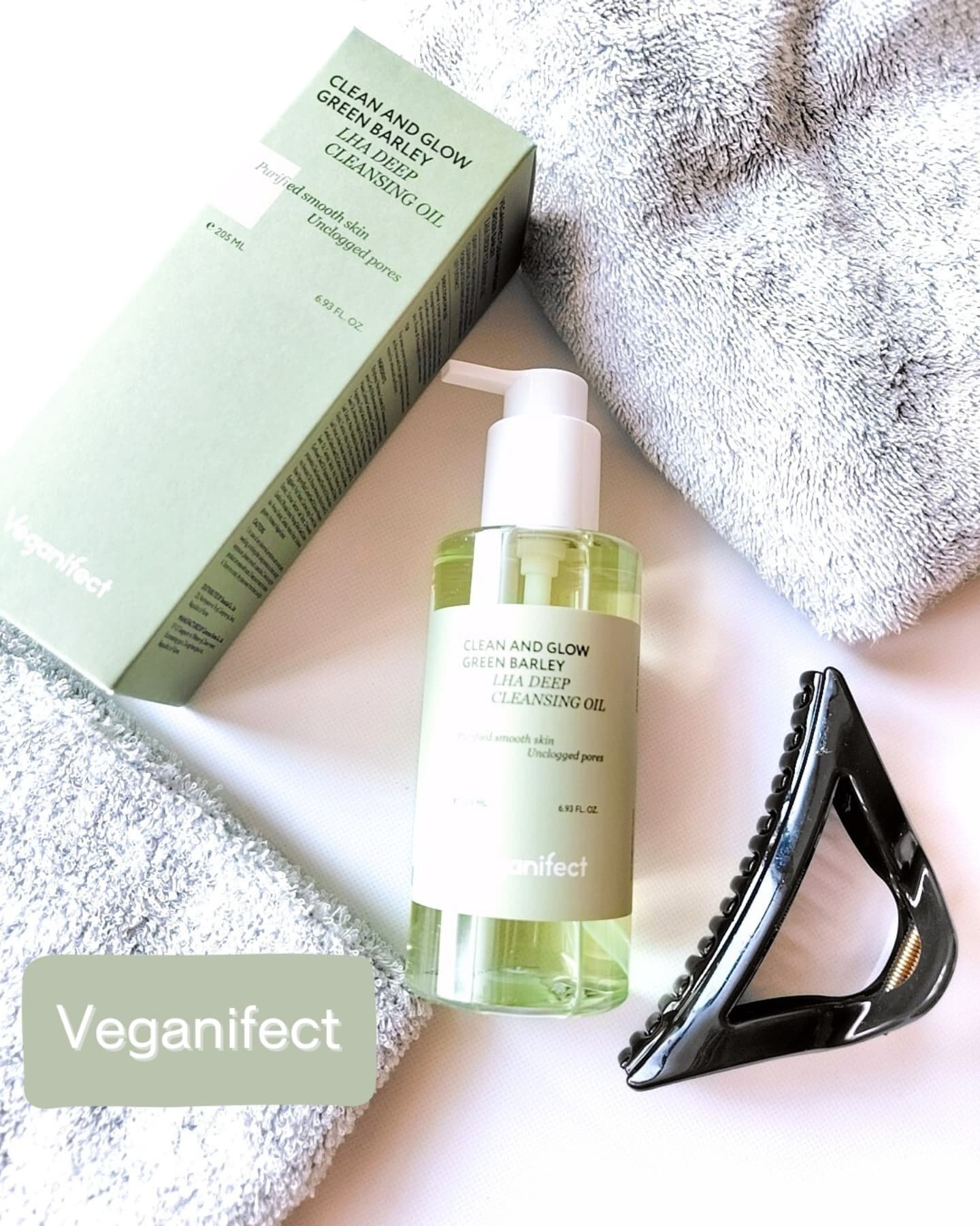 ⸜オリーブヤング1位*の水みたいなテクスチャーで水に触れると泡に変わる、W洗顔不要のオイルクレンザーで夏の皮脂管理♡⸝
　
　
●Veganifect
　(ヴィーガンイフェクト) 
　
✦青麦クレンジングオイル
　 205ml
　
┈┈┈┈