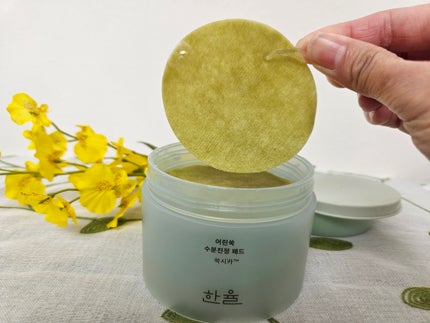 ピュアアルテミシア カーミングウォータークリーム/HANYUL(ハンユル)/フェイスクリームを使ったクチコミ(4枚目)