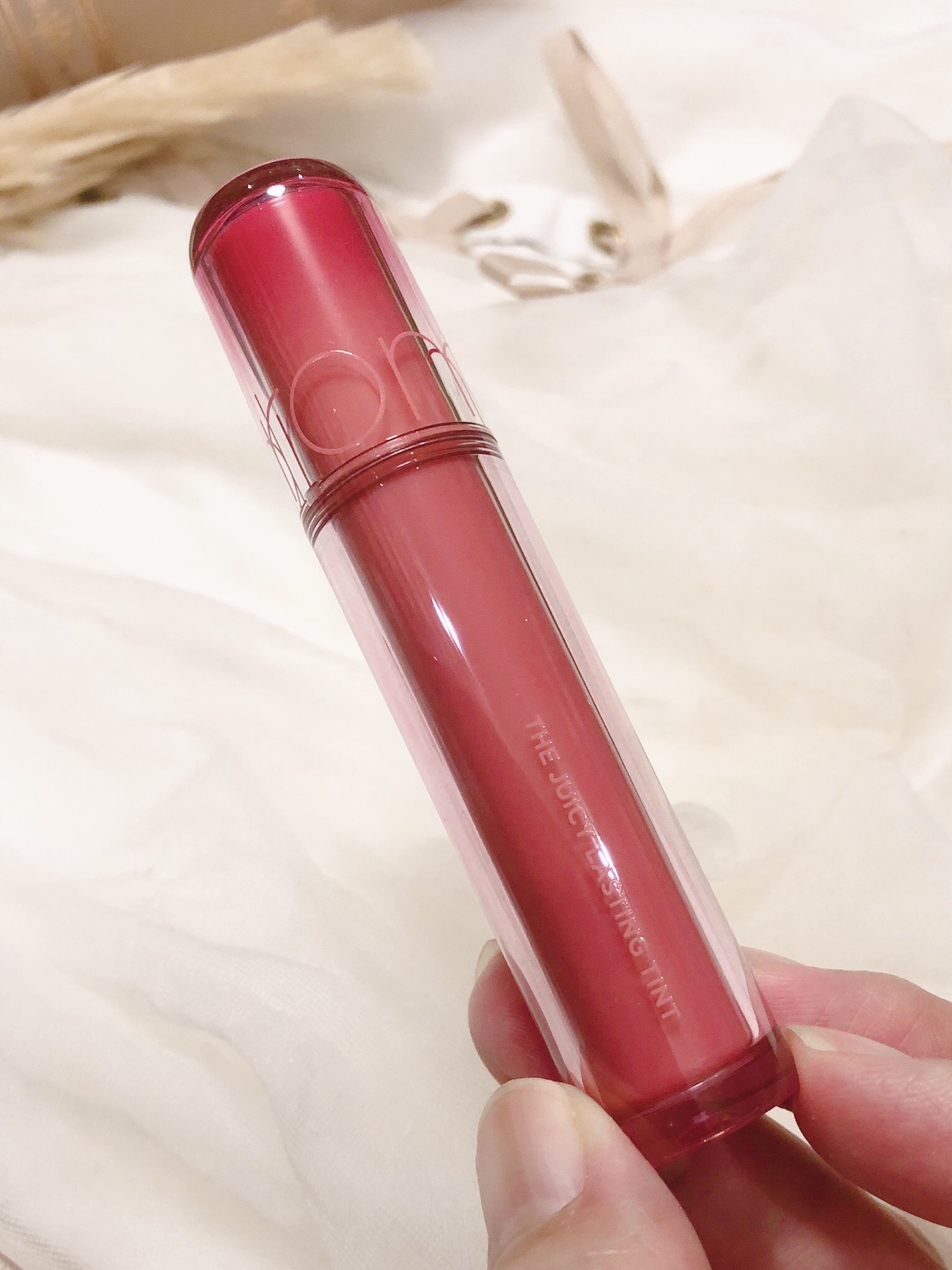 ザ ジューシーラスティングティント/rom&nd/リップティントを使ったクチコミ（1枚目）