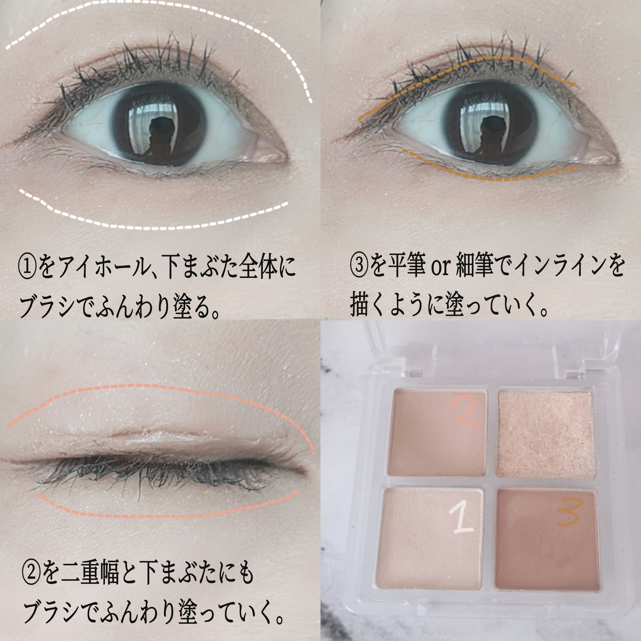 ミニヌーディーエディション/Flynn/メイクアップキットを使ったクチコミ（2枚目）