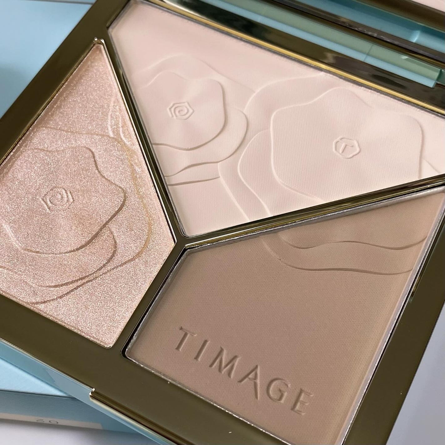 ハイライトシェーディングパレット/TIMAGE/パウダーハイライトを使ったクチコミ(2枚目)