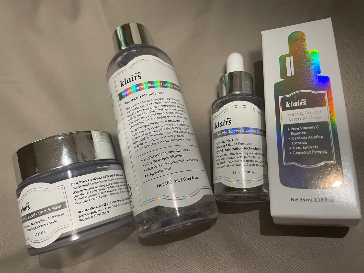 フレッシュリージュースドビタミンドロップ(35ml)/Klairs/美容液を使ったクチコミ(4枚目)