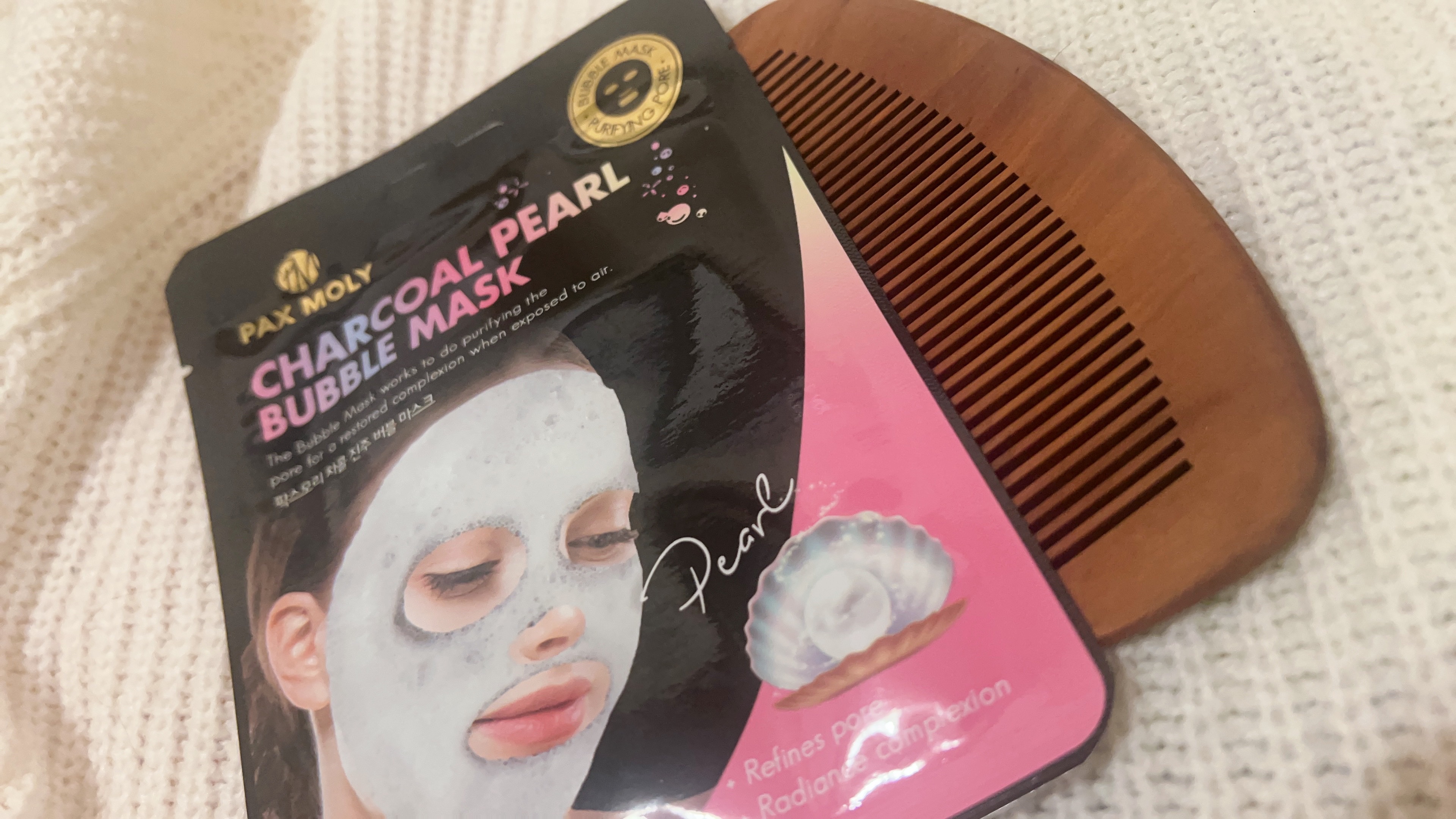 バブルマスク/PAX MOLY/あぶらとり紙を使ったクチコミ（1枚目）