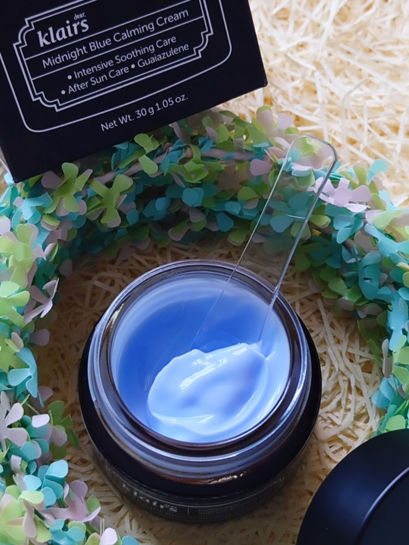 ミッドナイトブルーカーミングクリーム/Klairs/フェイスクリームを使ったクチコミ(3枚目)
