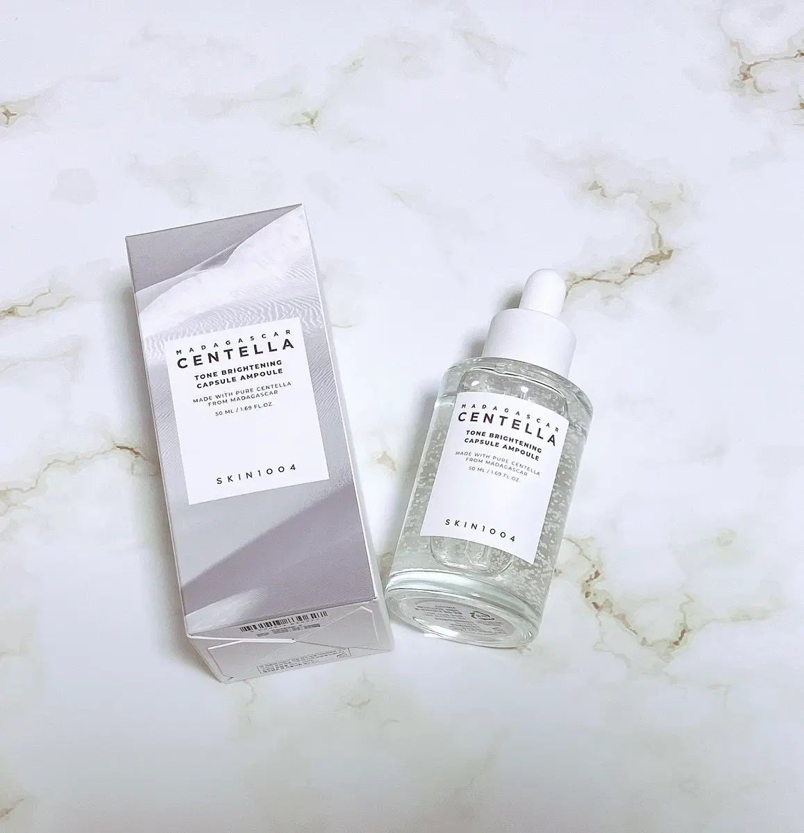 トーンブライトニング カプセルアンプル/SKIN1004/美容液を使ったクチコミ(1枚目)