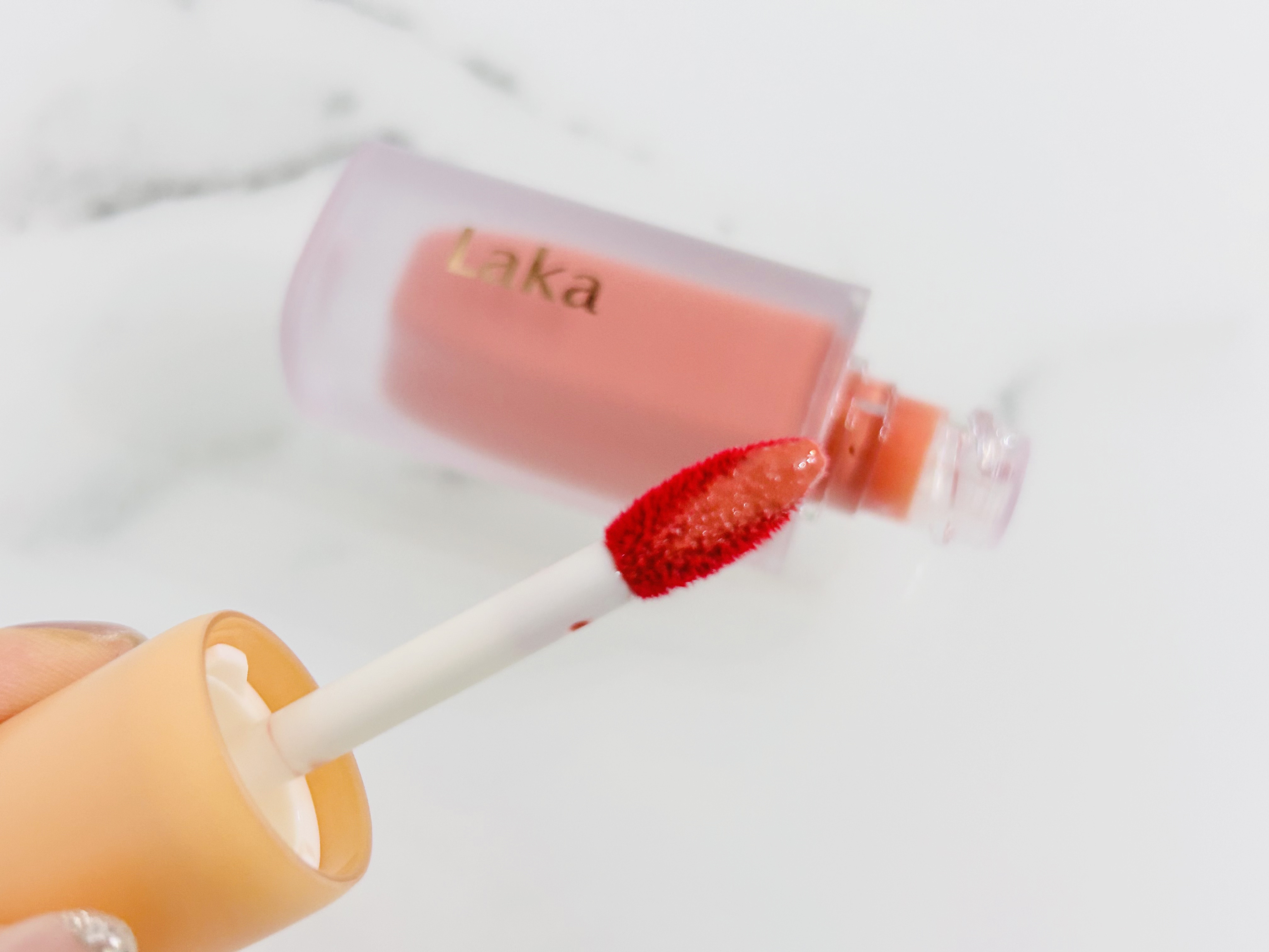 フルーティーグラムティント/Laka/リップティントを使ったクチコミ（2枚目）