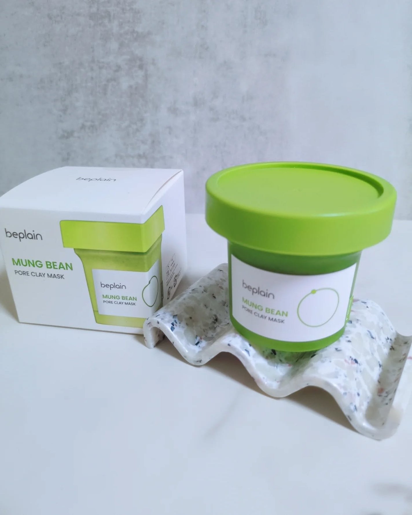 緑豆毛穴クレイパック/beplain/洗い流すパック・マスクを使ったクチコミ(7枚目)