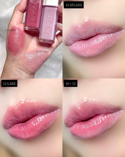 ウォーターグローリップティント/INGA/リップティントを使ったクチコミ(6枚目)