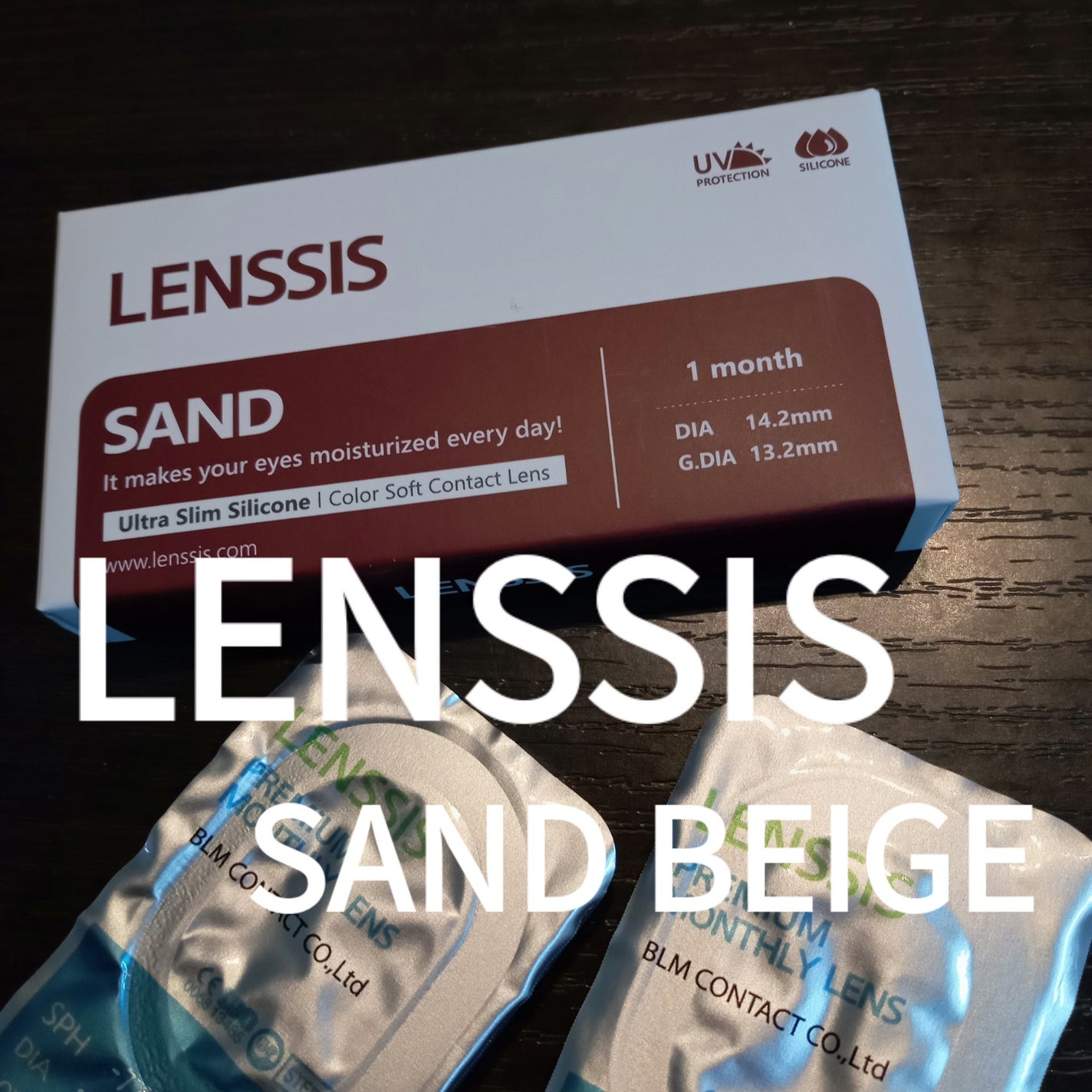 サンドシリーズ/LENSSIS/カラーコンタクトレンズを使ったクチコミ(1枚目)