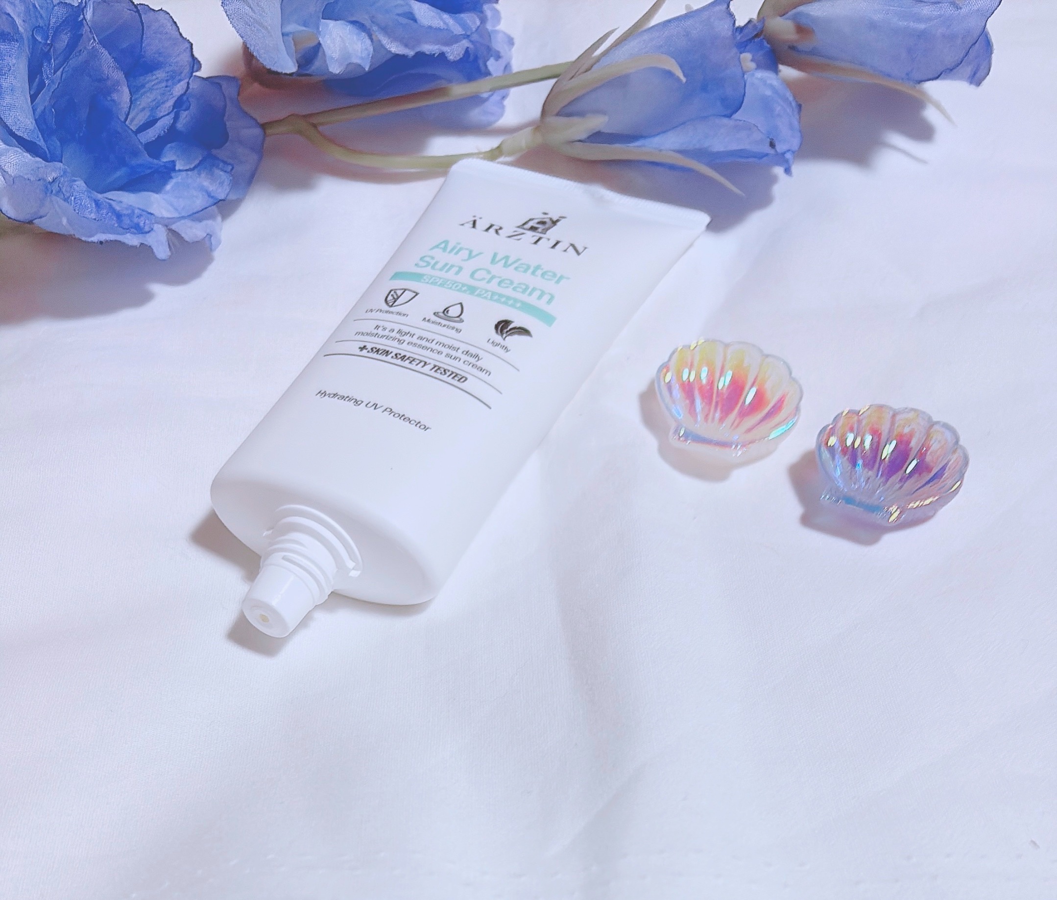 エアリーウォーターサンクリーム/エルツティン/日焼け止めクリームを使ったクチコミ（2枚目）
