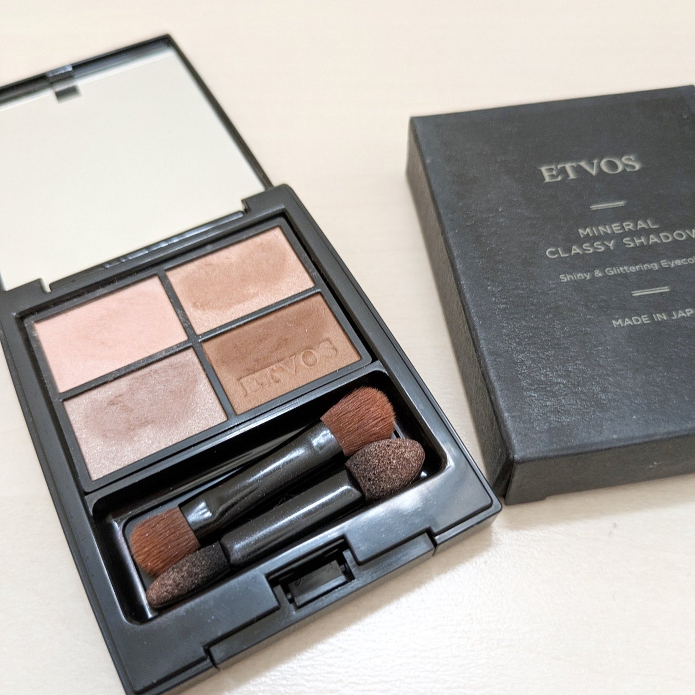 ミネラルクラッシィシャドー/エトヴォス/アイシャドウパレットを使ったクチコミ(2枚目)
