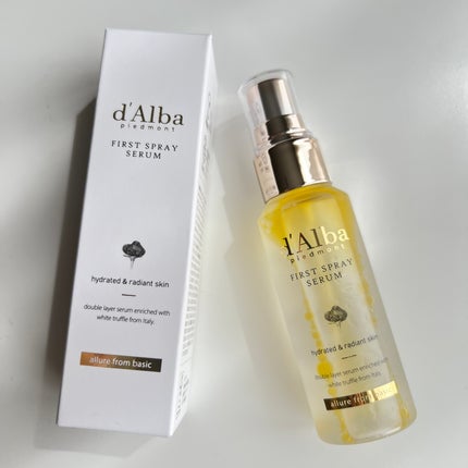 ダルバ ホワイトトリュフファーストスプレーセラム/ダルバ/ミスト状化粧水を使ったクチコミ(1枚目)