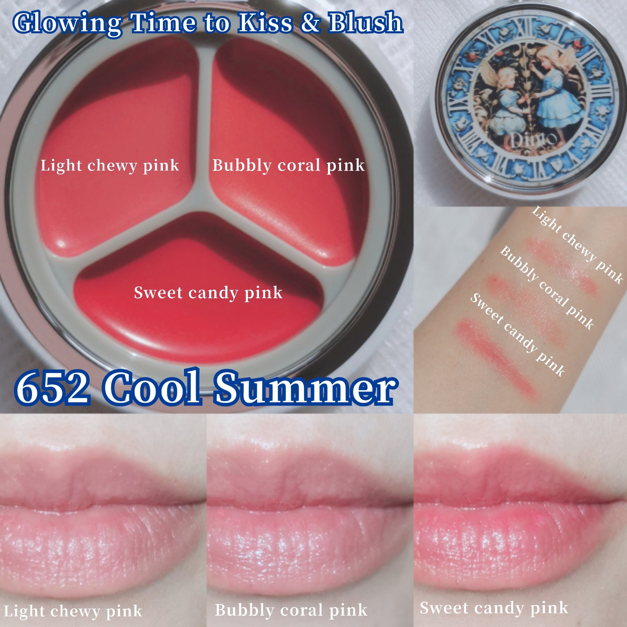 グローイングタイムトゥーキスアンドブラッシュ/Dinto/口紅を使ったクチコミ（2枚目）