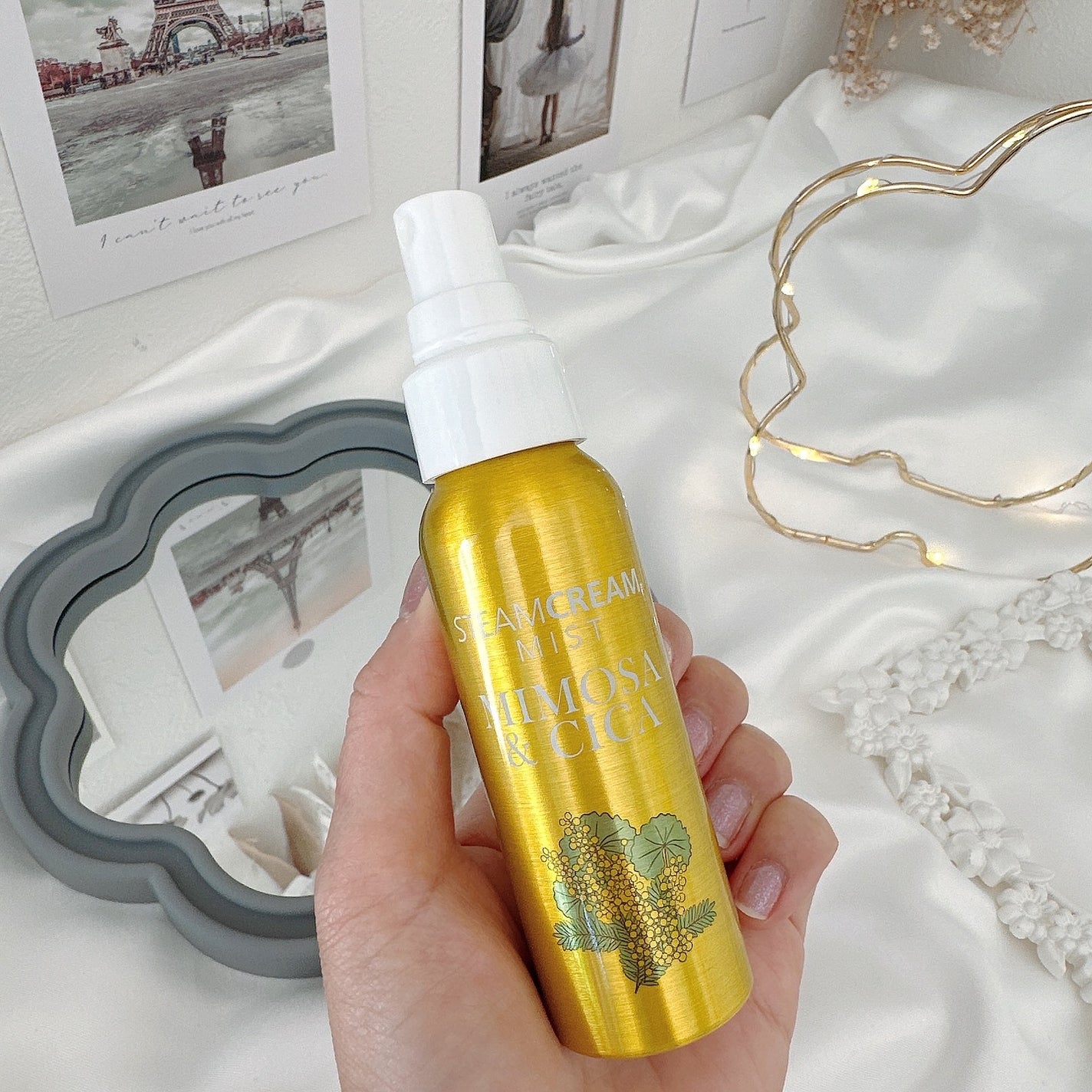 スチームクリーム ミモザ&オリーブ/STEAMCREAM/ボディクリームを使ったクチコミ(5枚目)