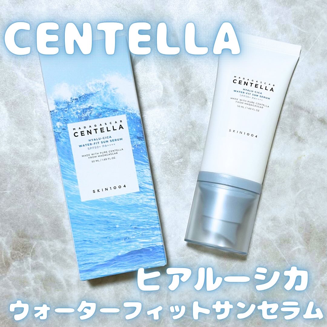 ヒアルーシカ ウォーターフィット サンセラム/SKIN1004/日焼け止めローションを使ったクチコミ（1枚目）