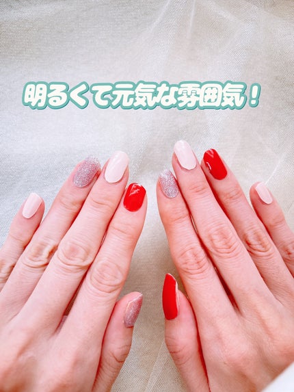 セミキュアネイルシール ハンド/DAISO/ネイルシールを使ったクチコミ(6枚目)