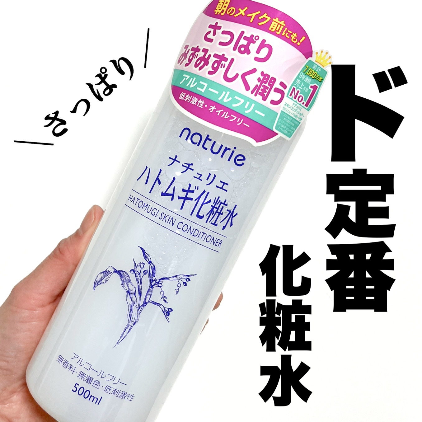ハトムギ化粧水(ナチュリエ スキンコンディショナー R )/ナチュリエ/化粧水を使ったクチコミ（1枚目）