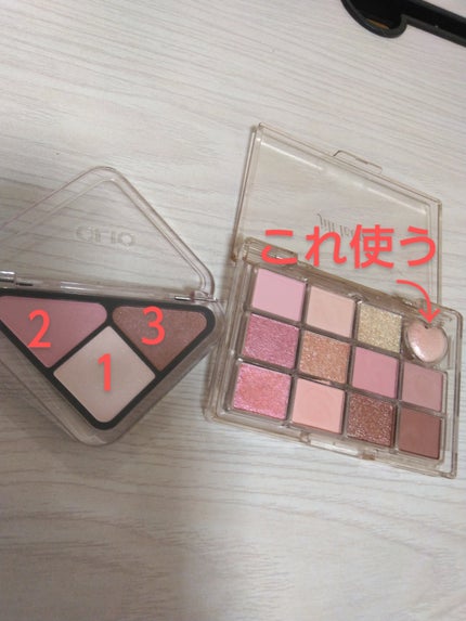 シャイニング12色ミニアイシャドウパレット/jill leen./アイシャドウパレットを使ったクチコミ(5枚目)