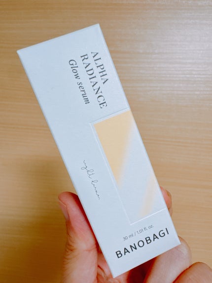 アルファラディアンスグローセラム/BANOBAGI/美容液を使ったクチコミ(1枚目)