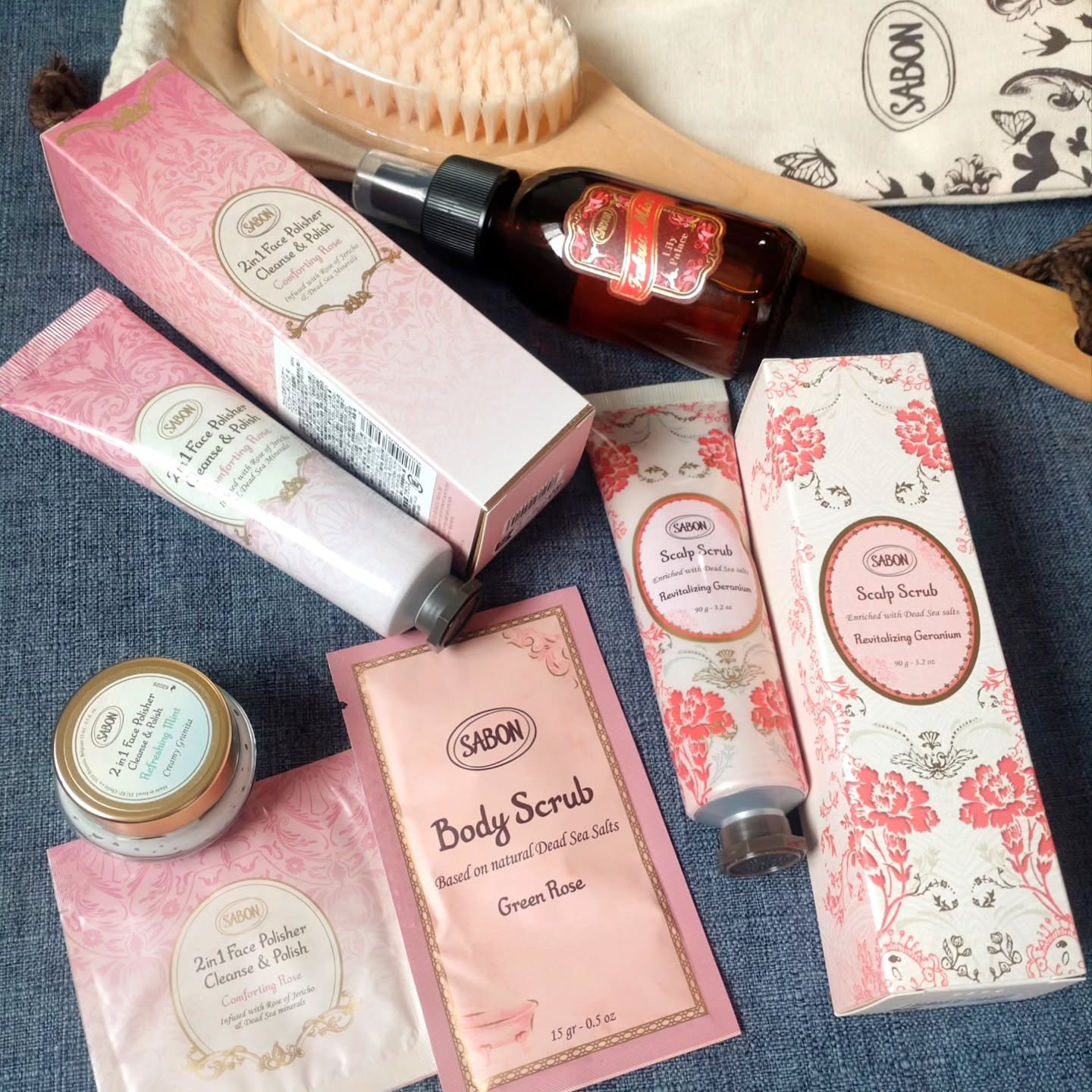 ヘッドスクラブ リプレニッシング(ゼラニウム)/SABON/ヘッドスクラブを使ったクチコミ（3枚目）