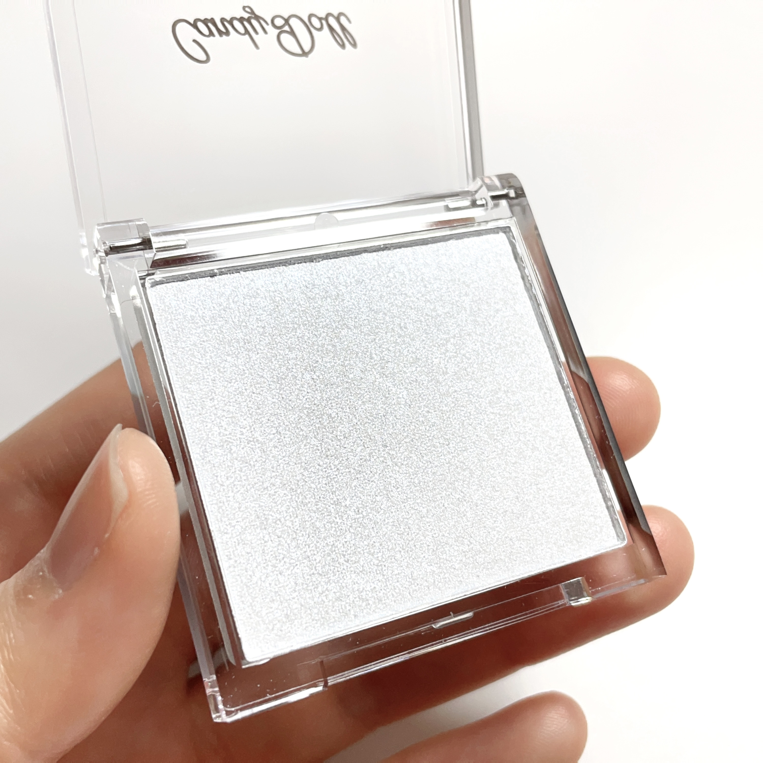 クリスタルハイライター 01 スノウブルー/CandyDoll/パウダーハイライトを使ったクチコミ（3枚目）