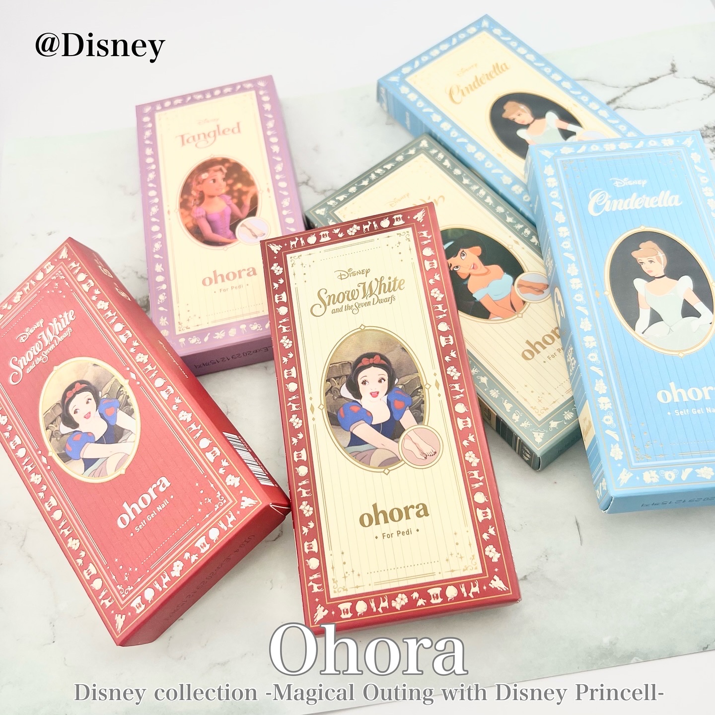 ハンド＆ペディキュアセット Disney collection/ohora/ネイルシールを使ったクチコミ（1枚目）