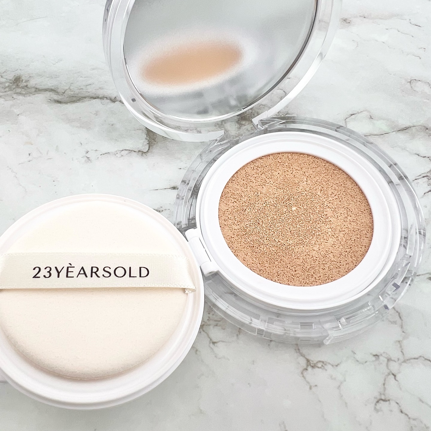 ハートリーフシーンカバークッション/23years old/クッションファンデーションを使ったクチコミ（2枚目）