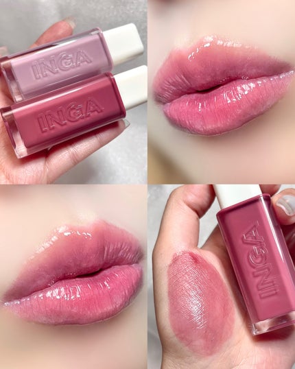 ウォーターグローリップティント/INGA/リップティントを使ったクチコミ(5枚目)