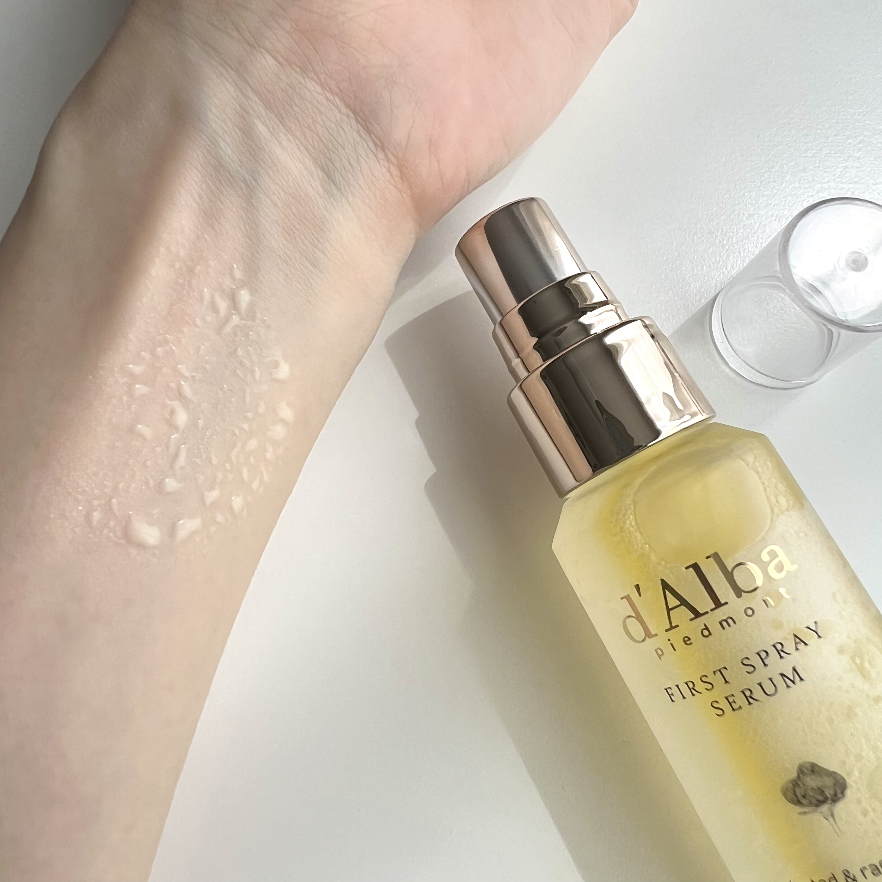 ダルバ ホワイトトリュフファーストスプレーセラム/ダルバ/ミスト状化粧水を使ったクチコミ（2枚目）