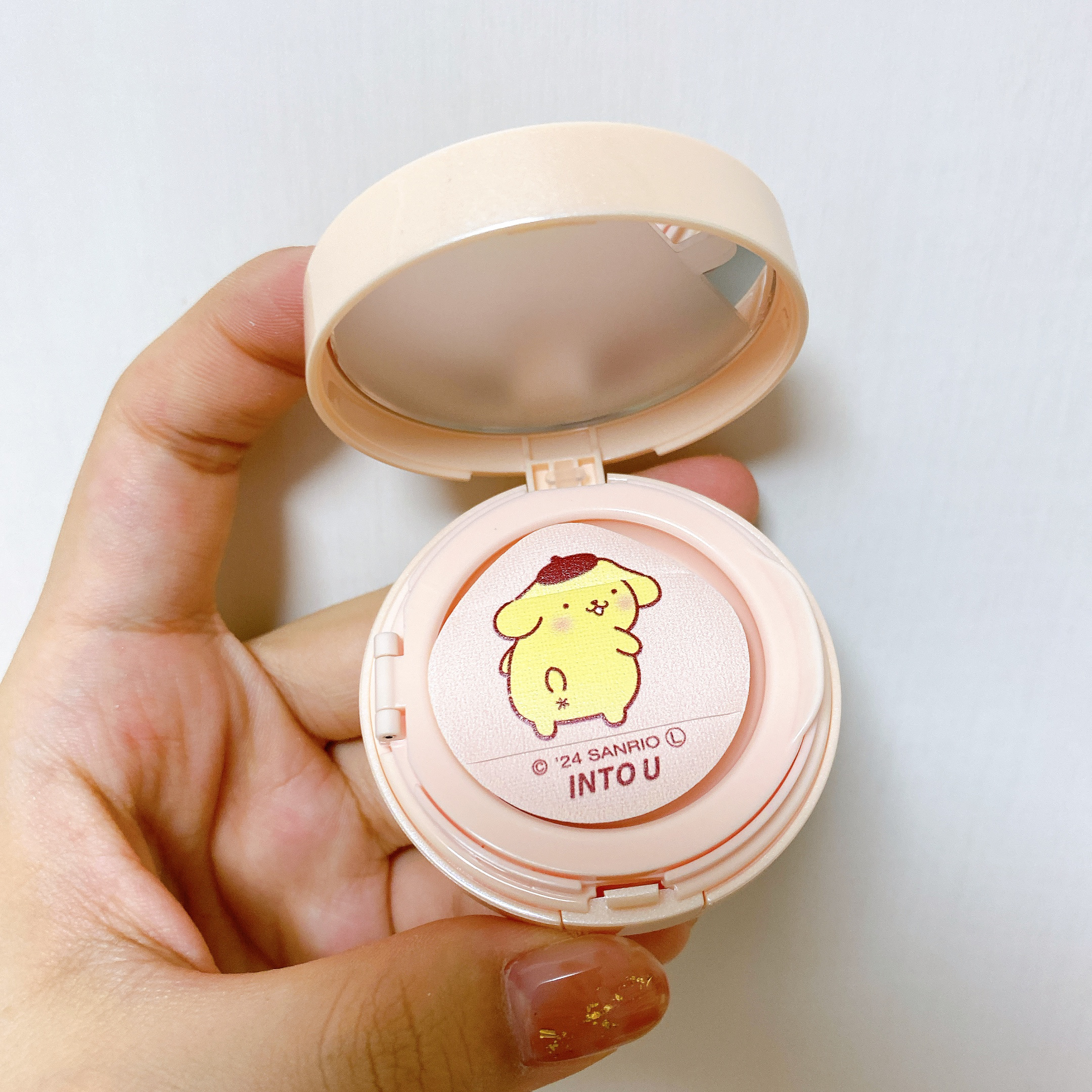 ファーリークッションブラッシュ FB02 サニーアプリコット/INTO U/パウダーチークを使ったクチコミ（2枚目）